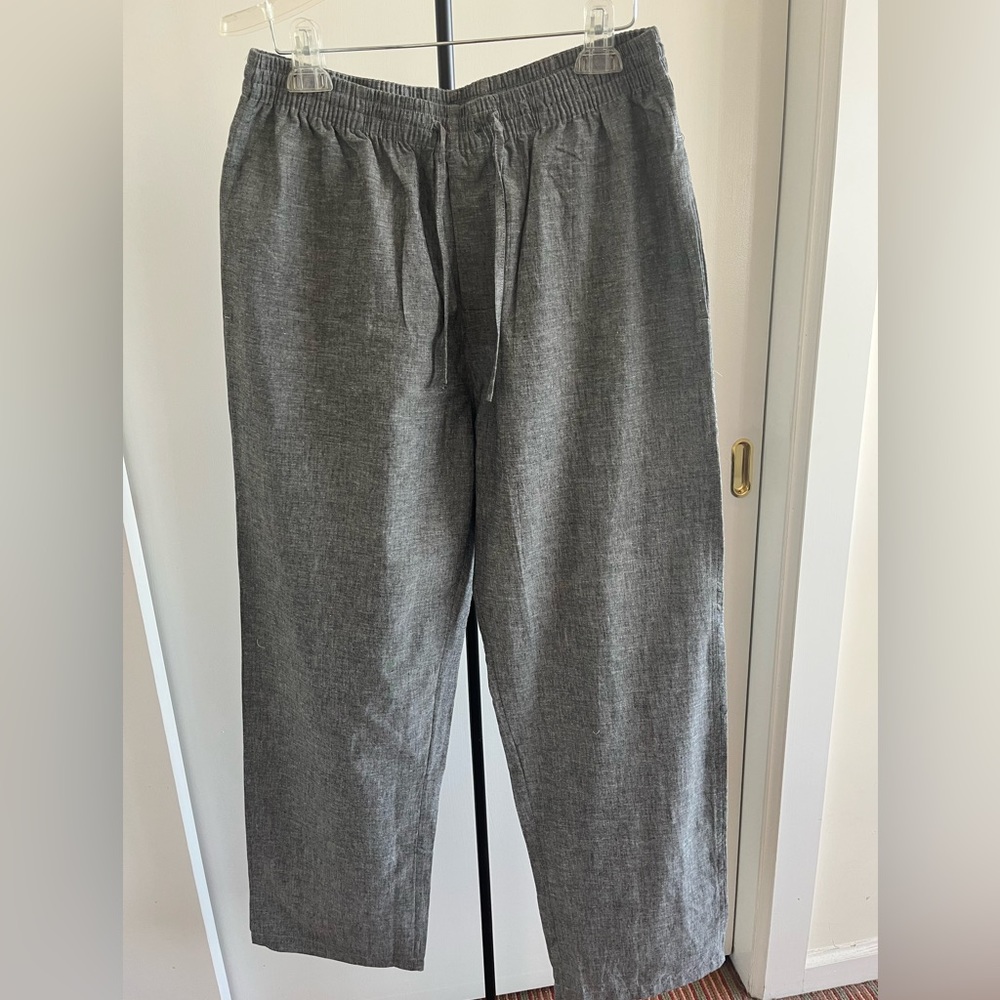 NWT Fabindia 100% Cotton Mens leisure casual athletic beach PANTS 👖 pockets 36